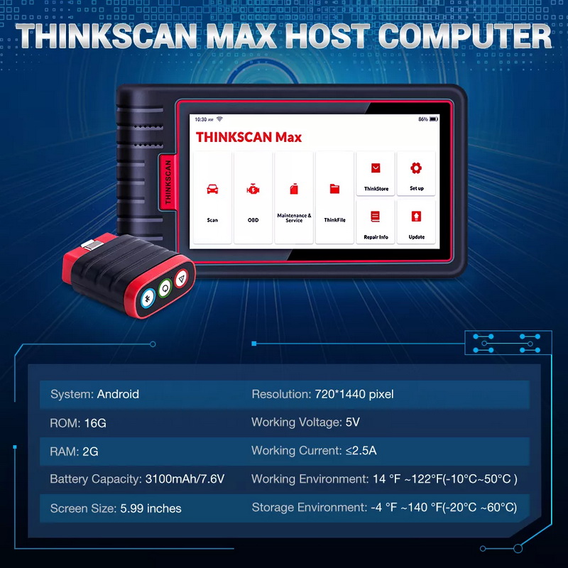 Scanner de diagnostic THINKSCAN MAX